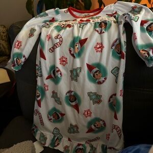 Festive Elf Kids Pajamas